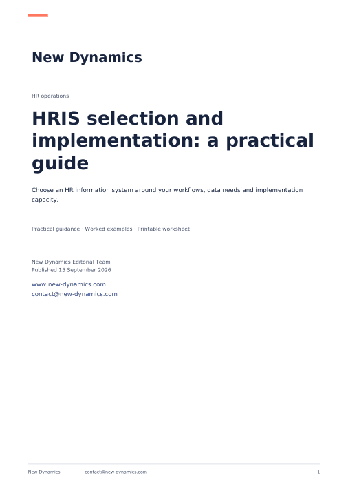 Cover of HRIS selection and implementation: a practical guide